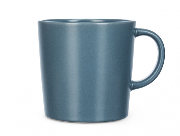 Ceramic tea or coffee cup on white s include clipping path