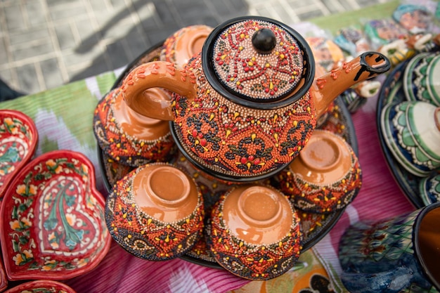 Ceramic teapot from Samarkand