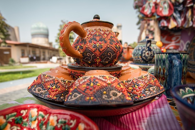 Ceramic teapot from Samarkand