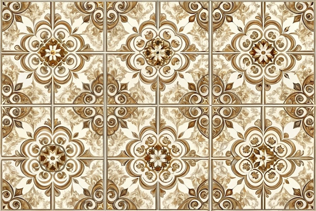 Photo ceramic tile digital home decorative art wall tiles design background for wallpaper kitchen and bathroom dark cream tiles