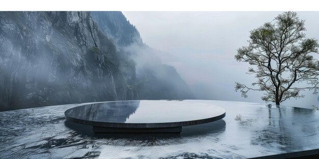 A Ceremonial Dance Amidst Cloud Wrapped Peaks