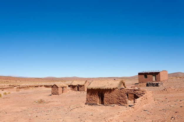 Cerrillos village in Bolivia Andean plateau