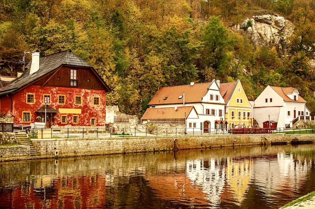 Cesky Krumlov town