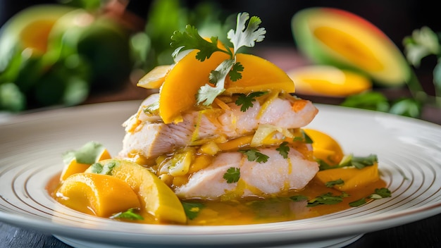 Ceviche de Mango Mexican Food