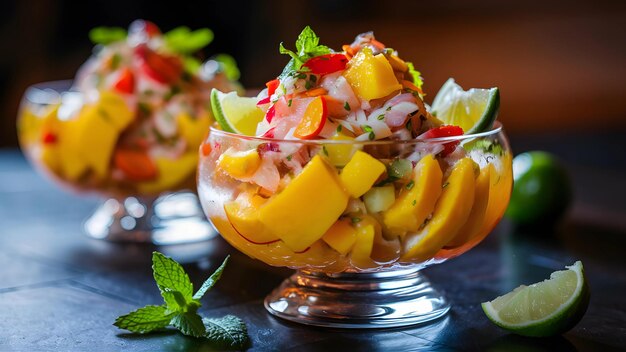 Ceviche de Mango Mexican Food