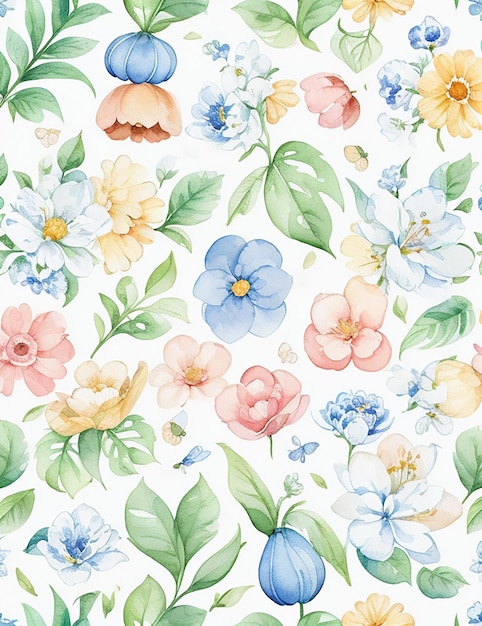 CF 09 _ Seamless patterns floral