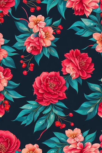 CF 09 _ Seamless patterns floral