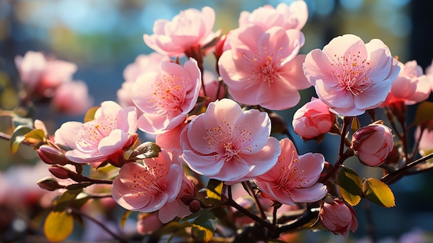 Chaenomeles japonica blossom