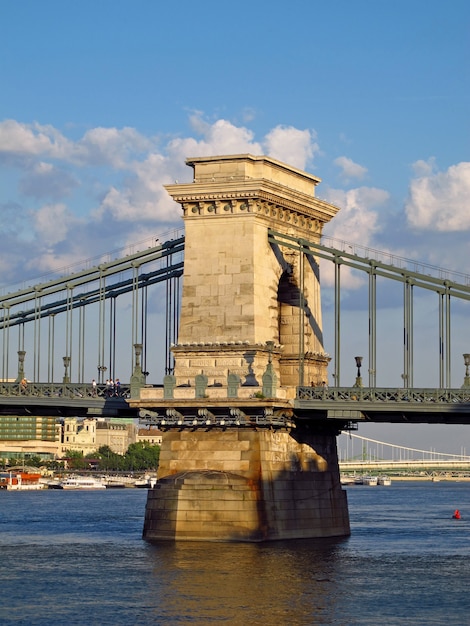 Chain Bridge in Budapest, Hungary