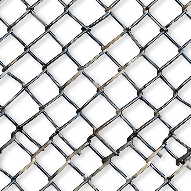 Photo chain link fence tile