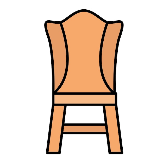 Chair Flat Illustration