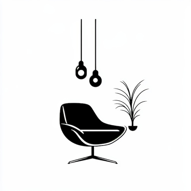 Chair icon Isolated on a white background Vector illustration