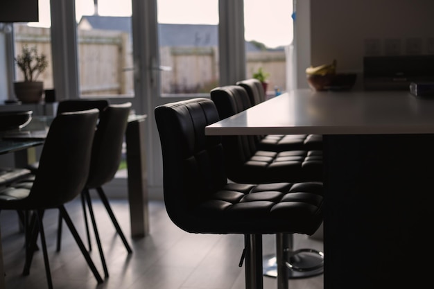 Chairs in the kitchen kitchen interior