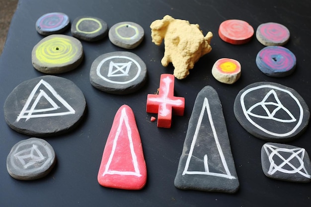 Chalk Ancient Symbols