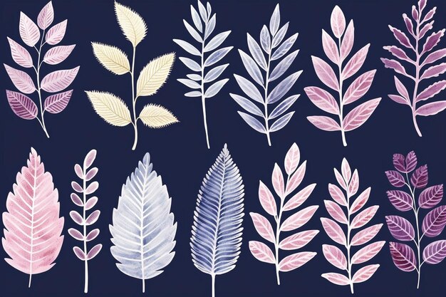 Chalk Botanical Patterns