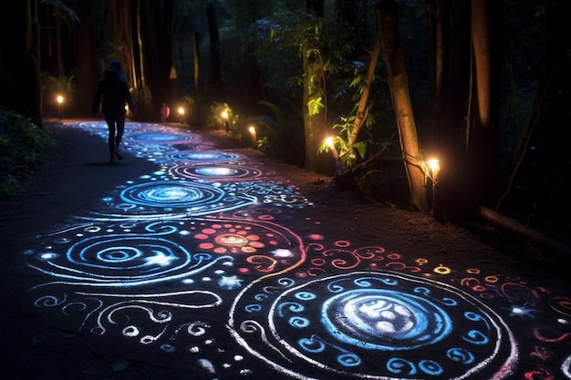 Chalk Enchanted Path