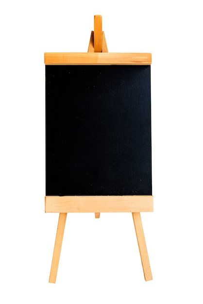 Chalkboard or Blackboard on wooden stand.