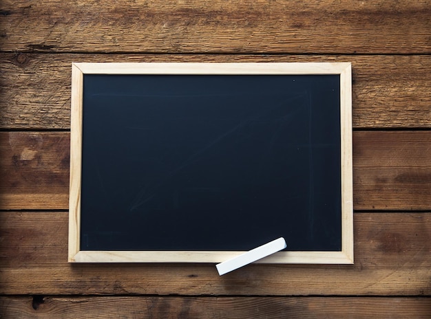 Chalkboard with chalk