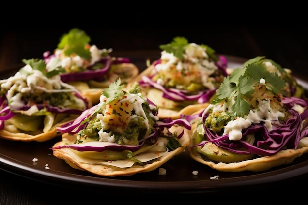 Chalupas with Marinated Artichokes delicious Chalupas Fries food photography