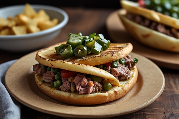 Chalupas with tuna and capers delicious chalupas fries food graphy