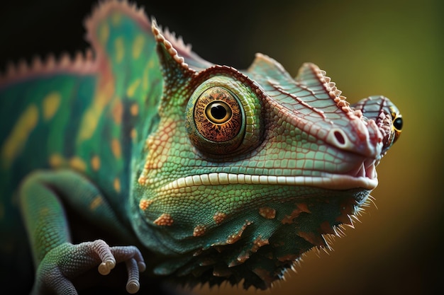 The chameleon is a skilled insect hunter The chameleon has a very long tongue Madagascar This is a great example of what I mean Close up