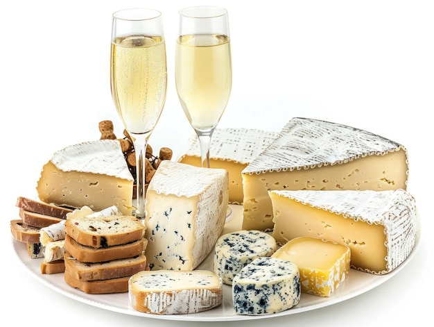 Champagne and Cheese Plate