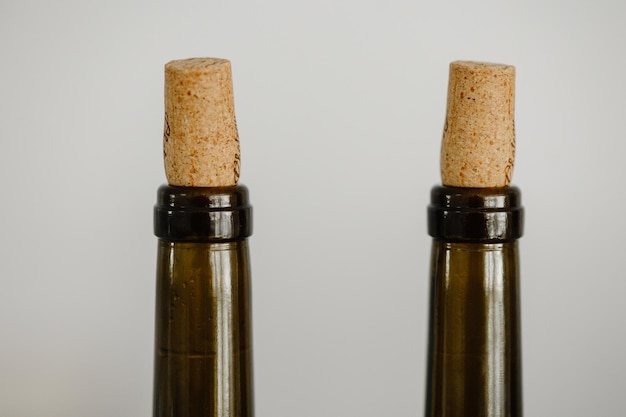 Champagne cork and bottle 2 bottles