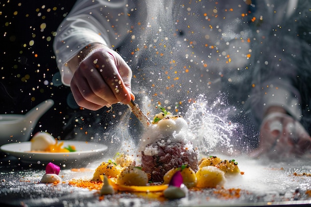 Photo channeling creativity into culinary masterpieces a generative ai