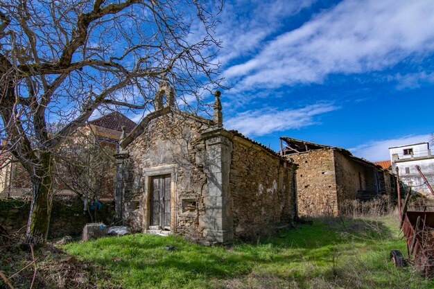 The chapel of the village of Podence Portugal