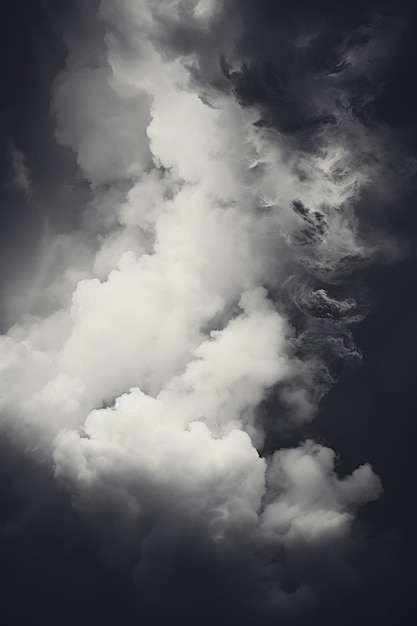 Charcoal sky with white cloud background ar 23 v 52 Job ID 91ba725b31c748a5a0029b375b8e0e1c