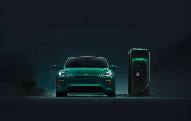 Charging of an electric vehicle with an isolated background