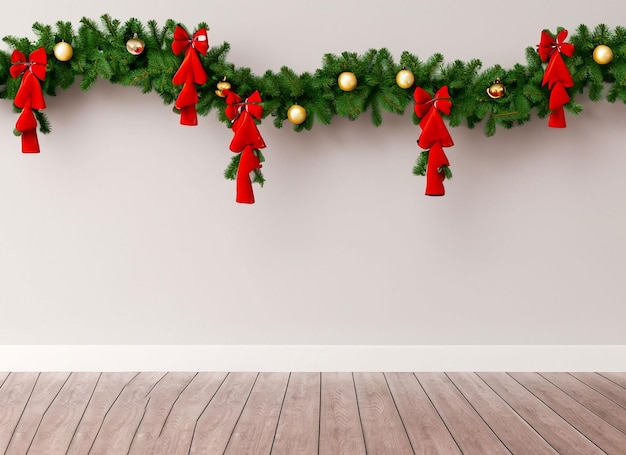 charismas decoration interior tree and background