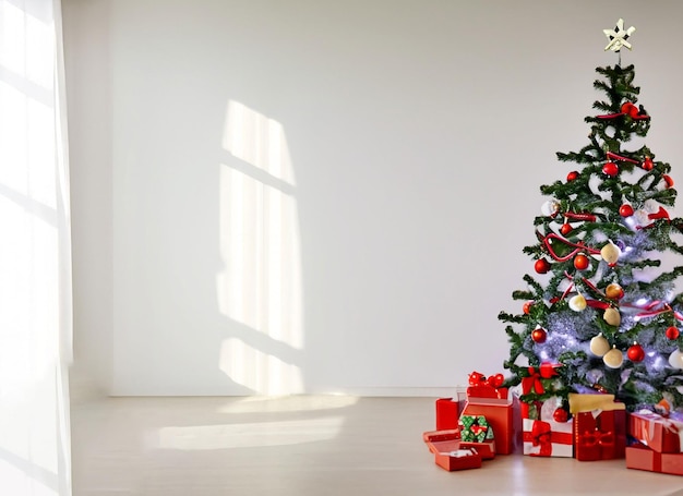 charismas decoration interior tree and background