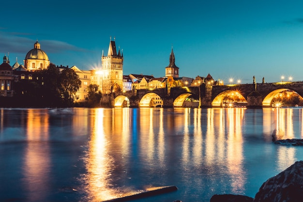 Charles Bridge in Prague, Czechia Free Photo