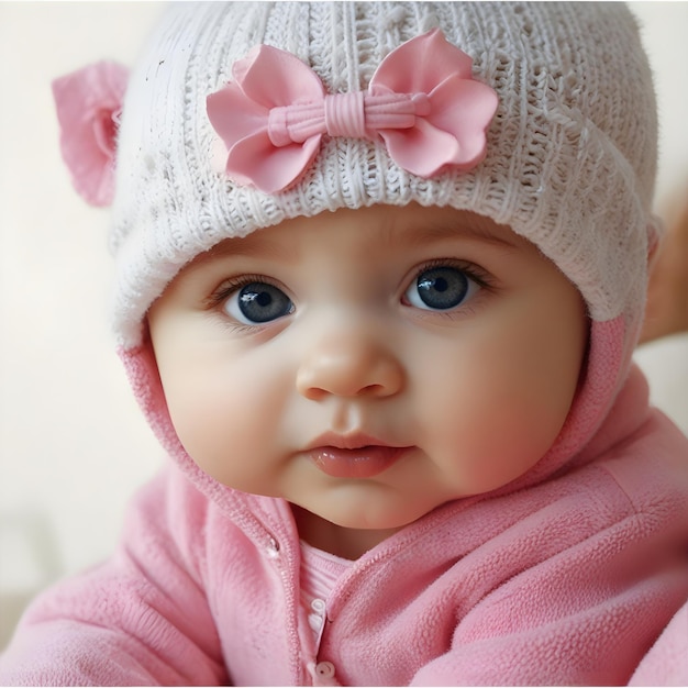 Photo charming cute baby pic innocence captured