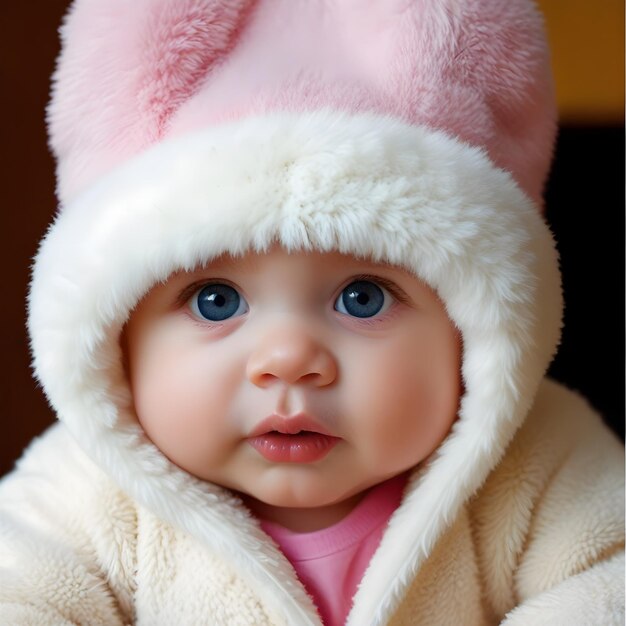 Photo charming cute baby pic innocence captured