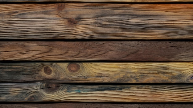 Charming Horizontal Wood Grain Texture