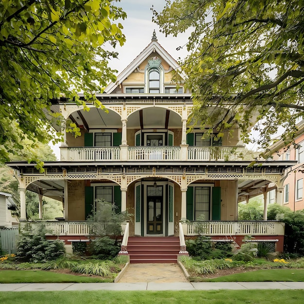 a charming victorian home with ornate details a wr