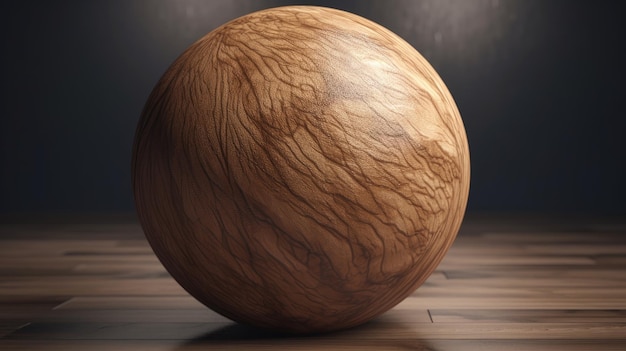 Charming Wood Grain Ball