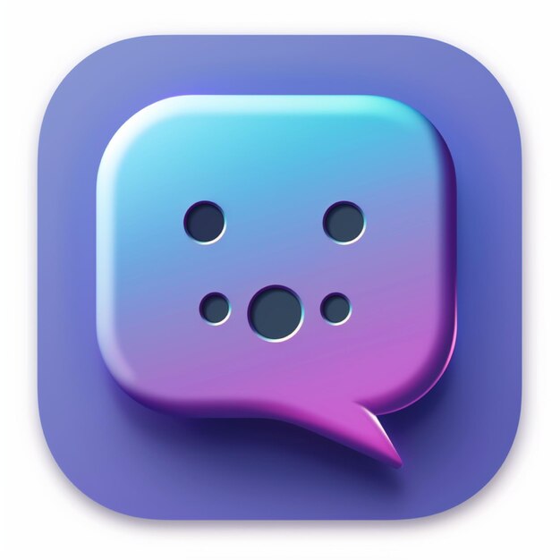 Chat App Icon Logo Design