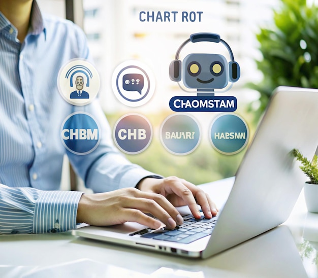 Photo chatbot convert robot