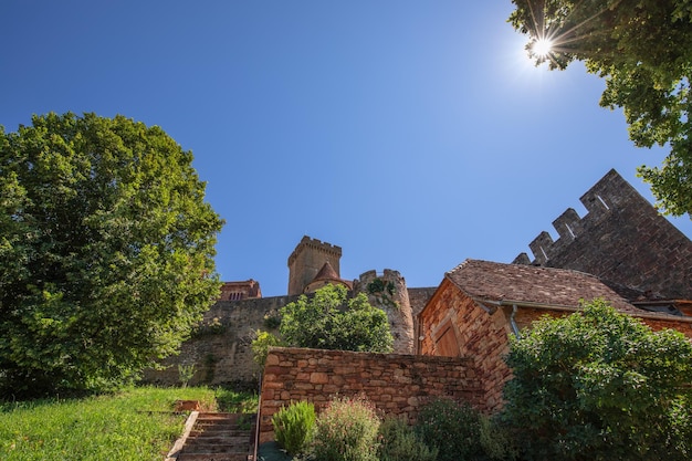 Chateau de CastelnauBretenoux and Chapell located behind second triangle perimeter