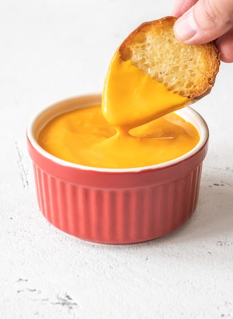 Cheddar dip sauce