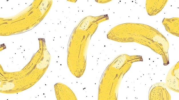 Photo cheerful bananas on clean white background minimalistic style