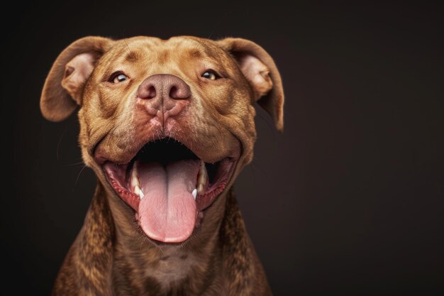 Cheerful Canine Happy Dog Portrait