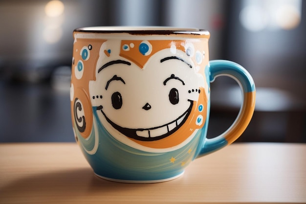 cheerful cup of coffee