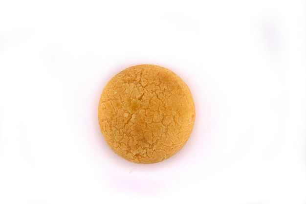 a cheese bread seen from above representing the moon of miners