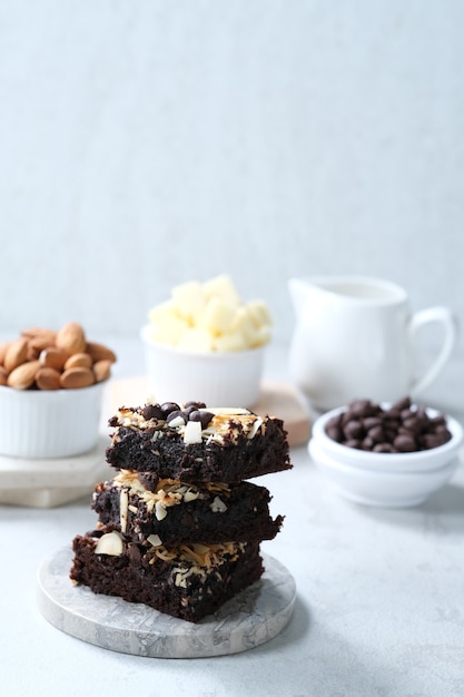 Cheese Chocolate Brownies