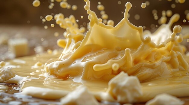 Cheese Delight A Scrumptious Splash of Melted Goodness Generative AI