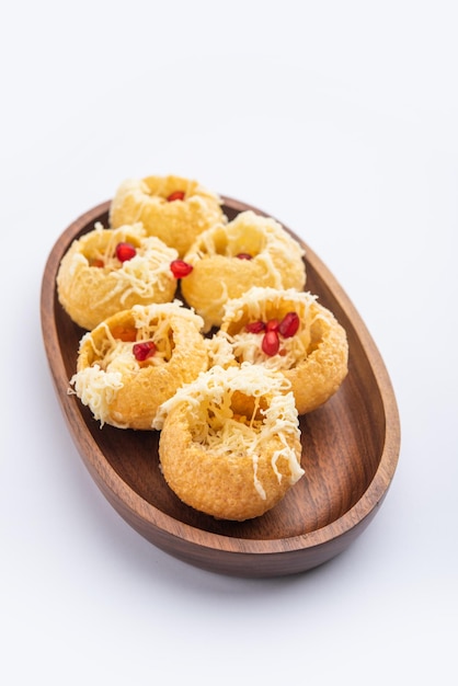 Cheese Pani Puri or Golgappa or Panipuri or Water Balls